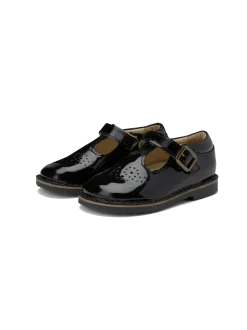 Skórzane buty lakierki zapinane na rzep Penny T-bar shoe