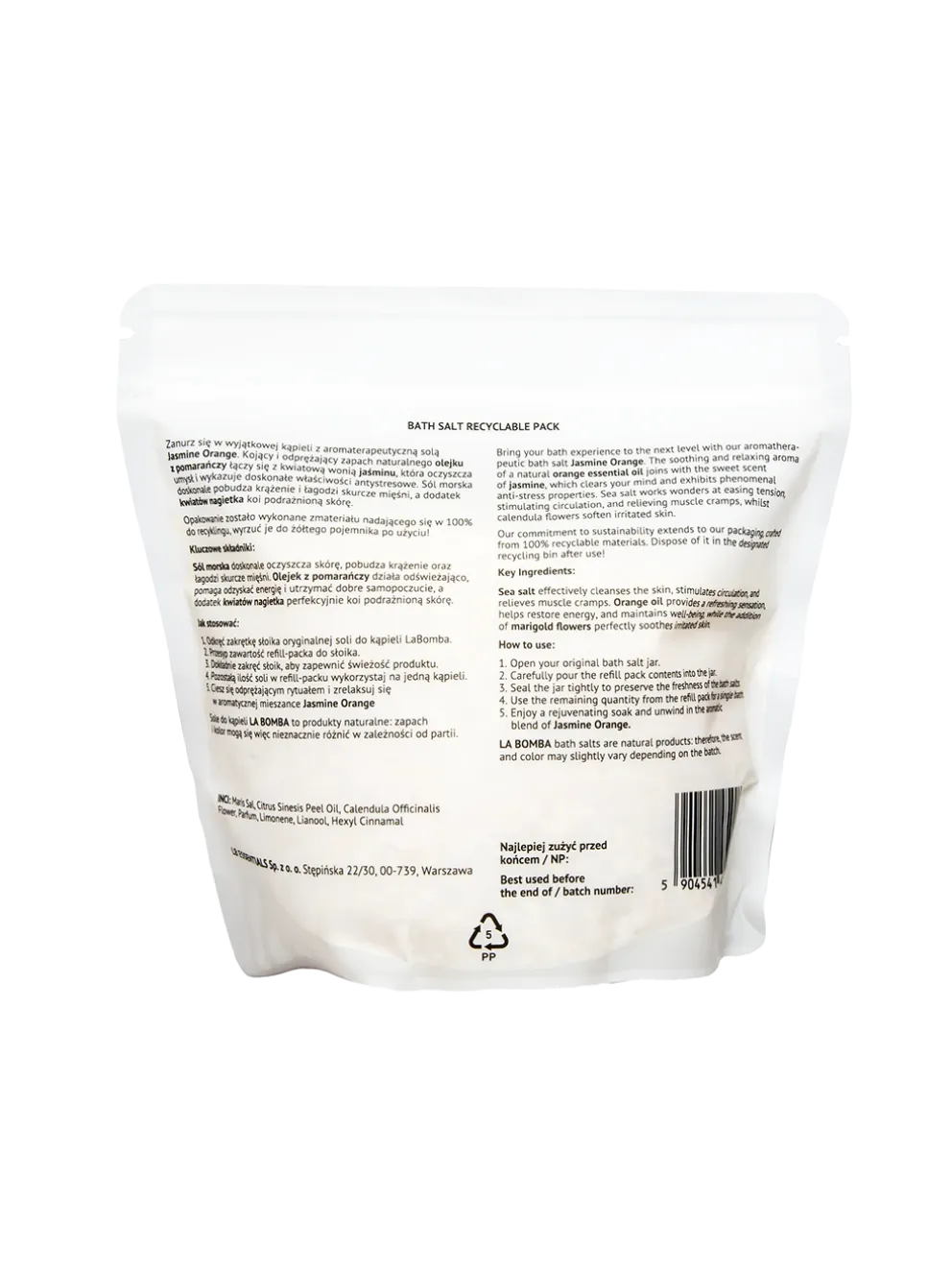 Sól do kąpieli Refill Pack Jasmine Orange