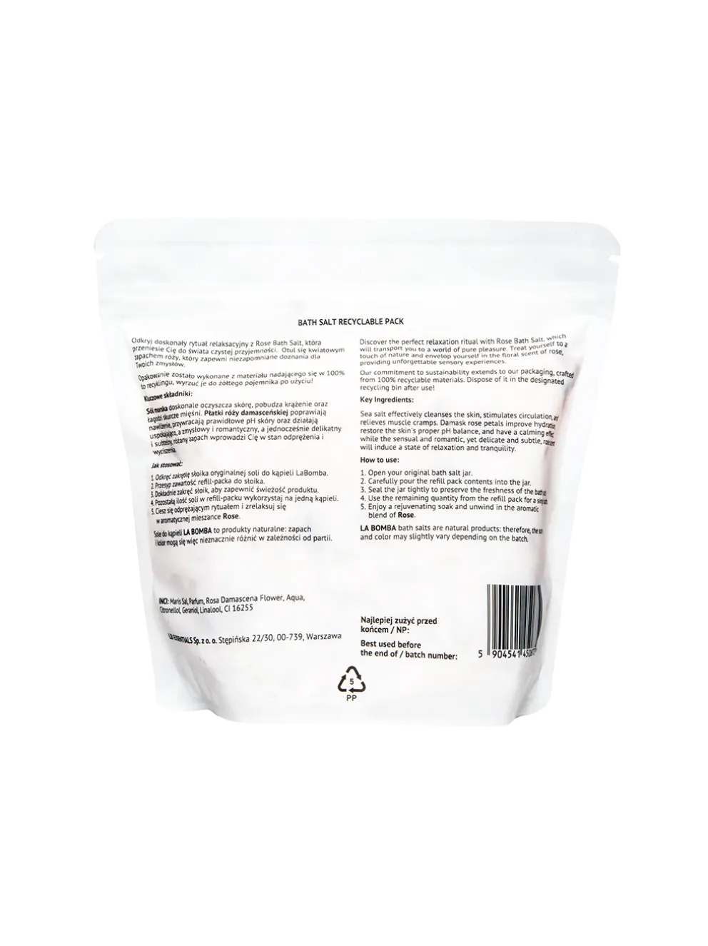 Sól do kąpieli Refill Pack Rose