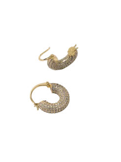 Small Diamond Hoops