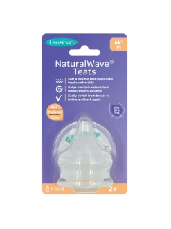 smoczki do szklanej butelki Lansinoh Natural Wave® 2 szt
