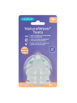 smoczki do szklanej butelki Lansinoh Natural Wave® 2 szt