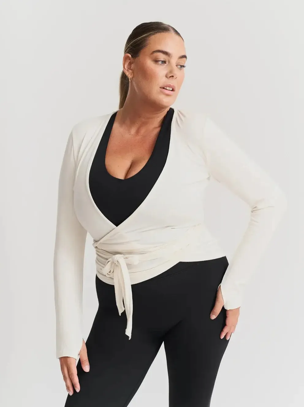 Soft Ballet Wrap Top