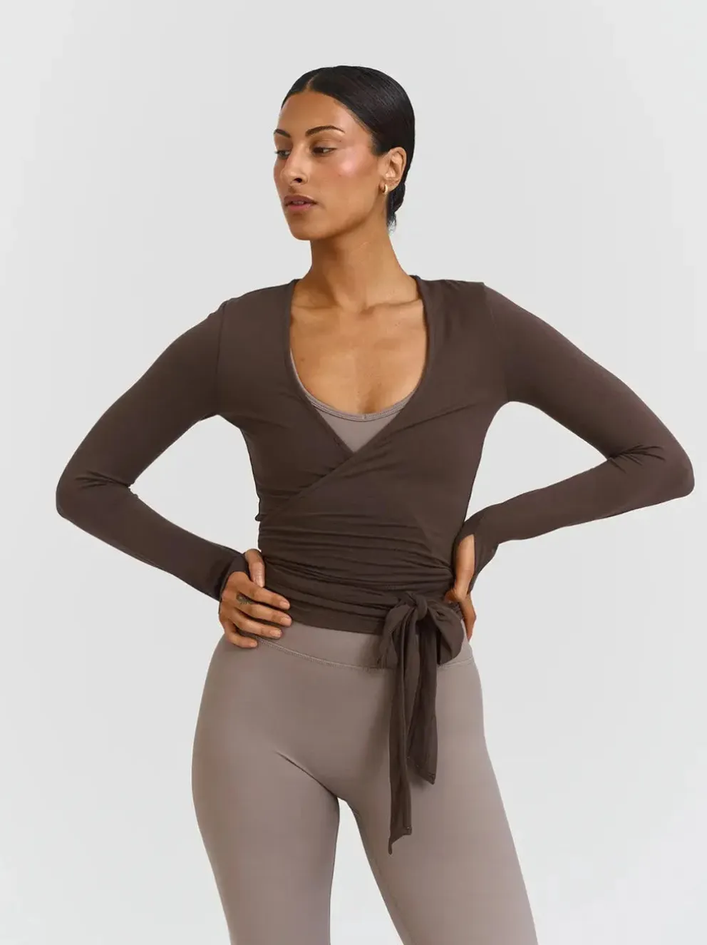 Soft Ballet Wrap Top