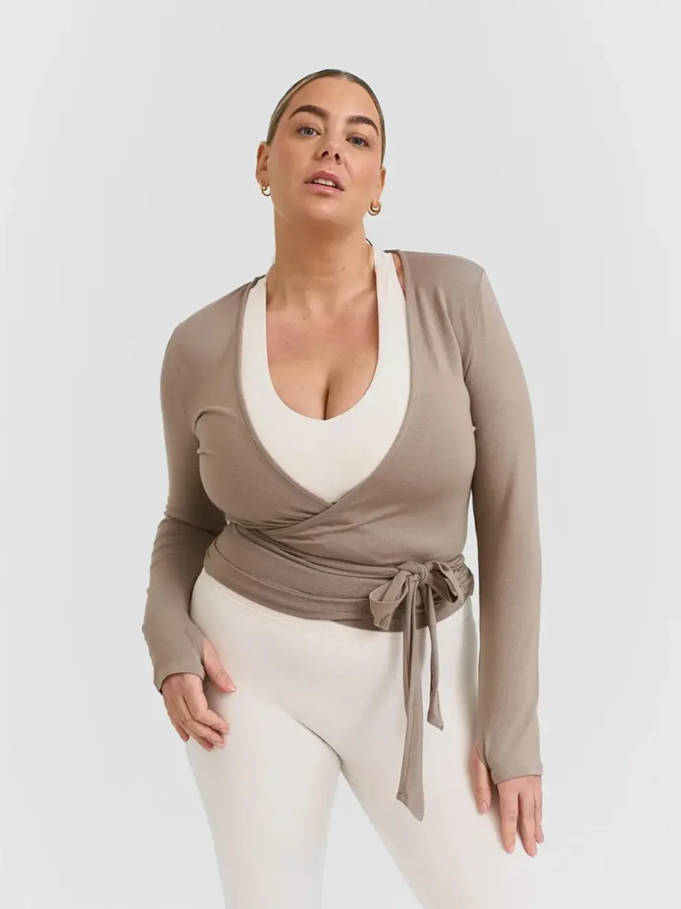 Soft Ballet Wrap Top