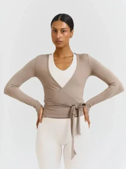 Soft Ballet Wrap Top