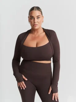 Softsculpt Bolero Long Sleeve Top