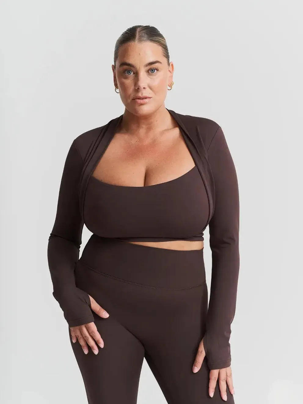 Softsculpt Bolero Long Sleeve Top