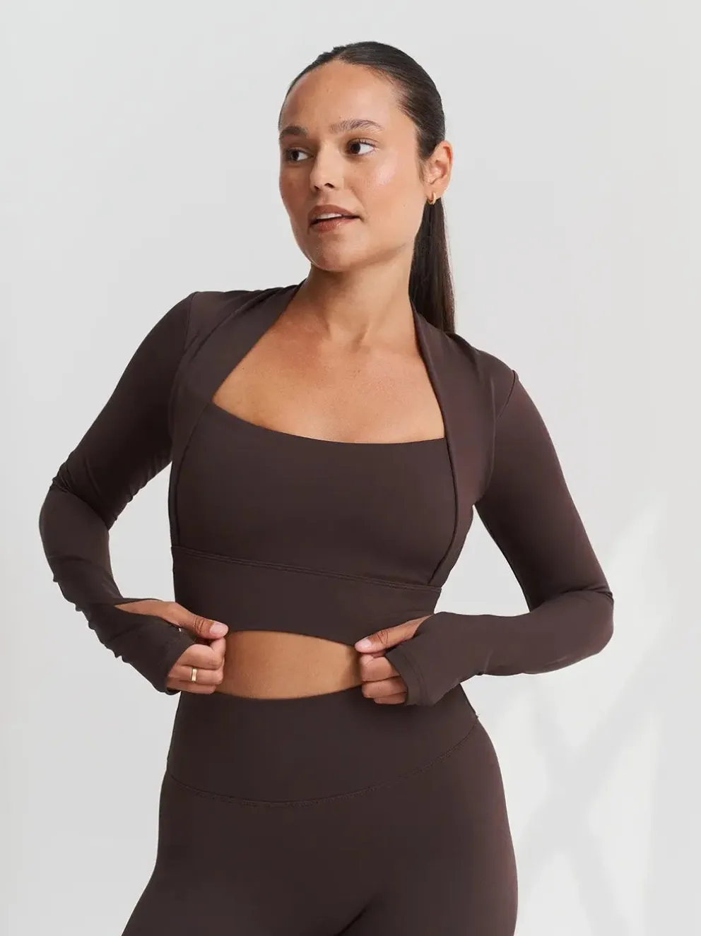 Softsculpt Bolero Long Sleeve Top