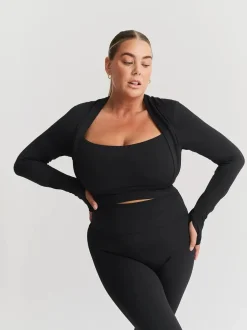 Softsculpt Bolero Long Sleeve Top