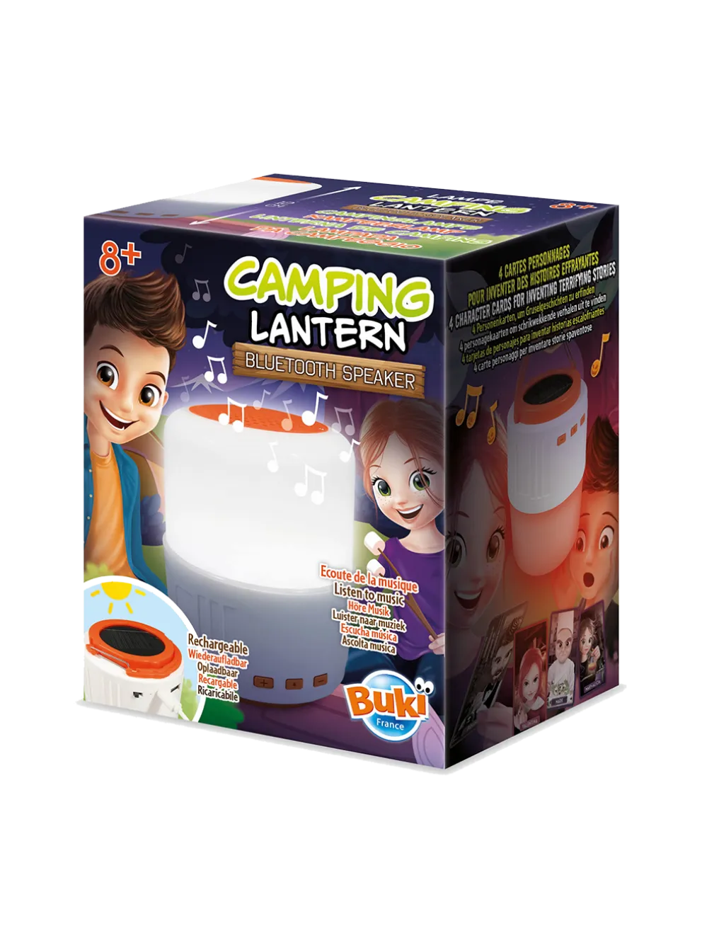 Solarna lampka kempingowa 3w1