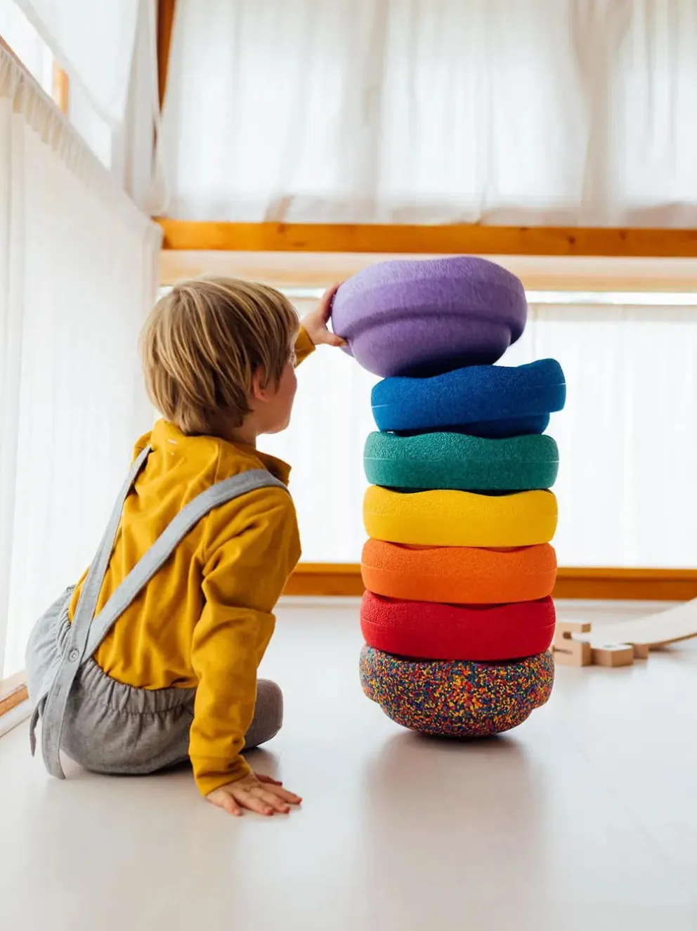 stapelstein colors rainbow set 6