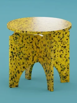 Stołek z eko tworzywa Round Stool Medium M1N2