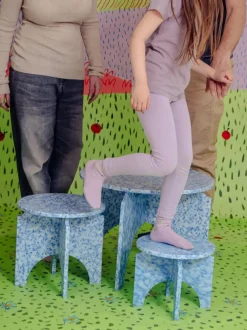 Stołek z eko tworzywa Round Stool Tiny M1N1