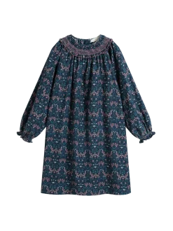 Sukienka Carol Dress Blue Art Nouveau