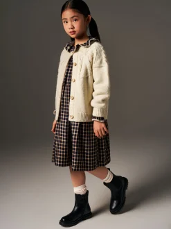 Sukienka Sophie Dress Blue Check Lurex