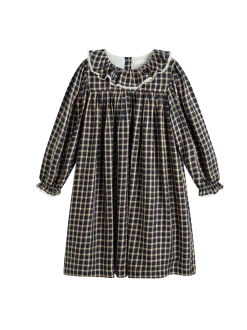 Sukienka Sophie Dress Blue Check Lurex