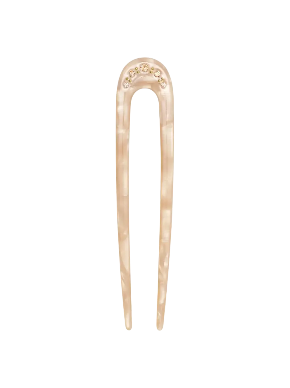 Sunny Crystal Hair Pin Almond
