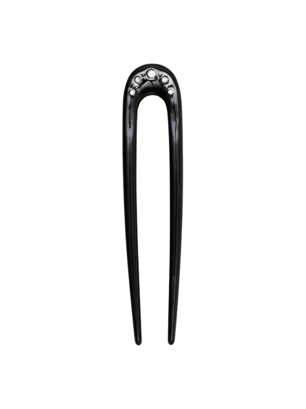 Sunny Crystal Hair Pin Black