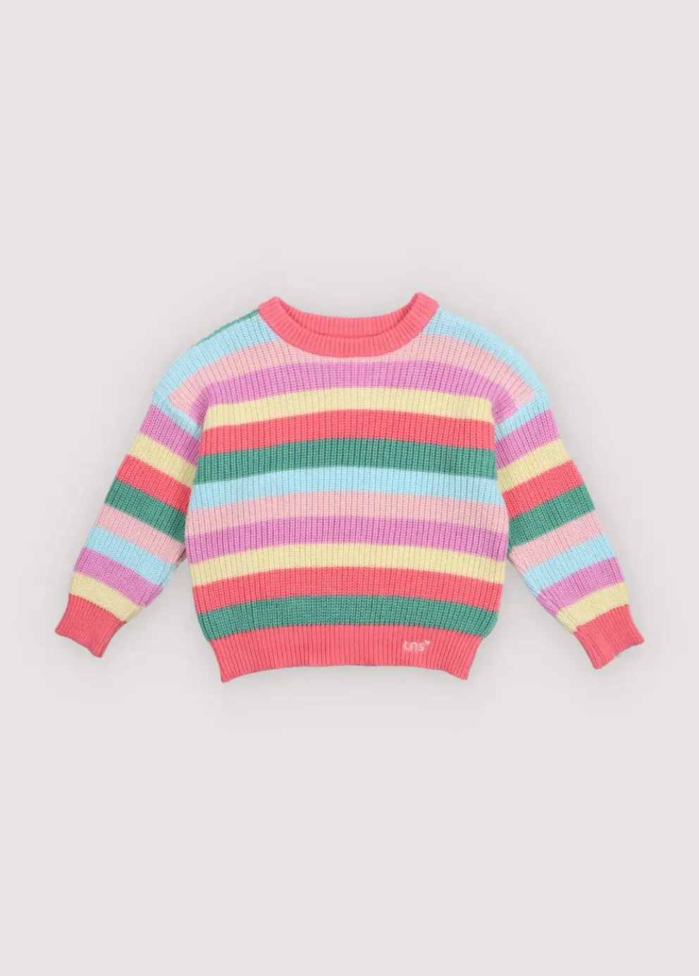 Sweter Canela Flamingo Pink Multicolor Stripes