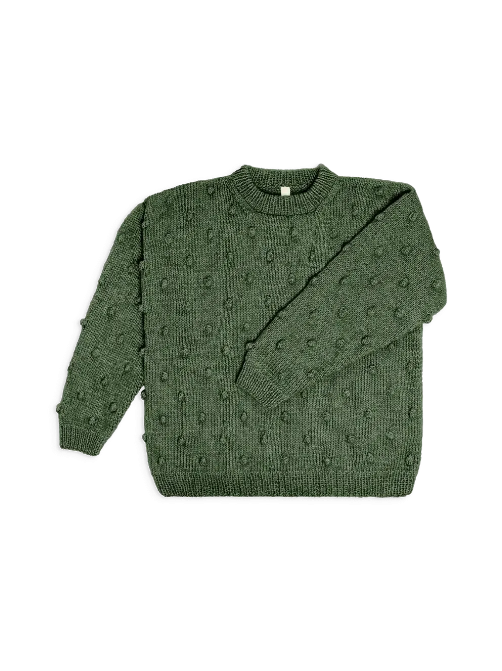 Sweter damski z wełną merino Popcorn