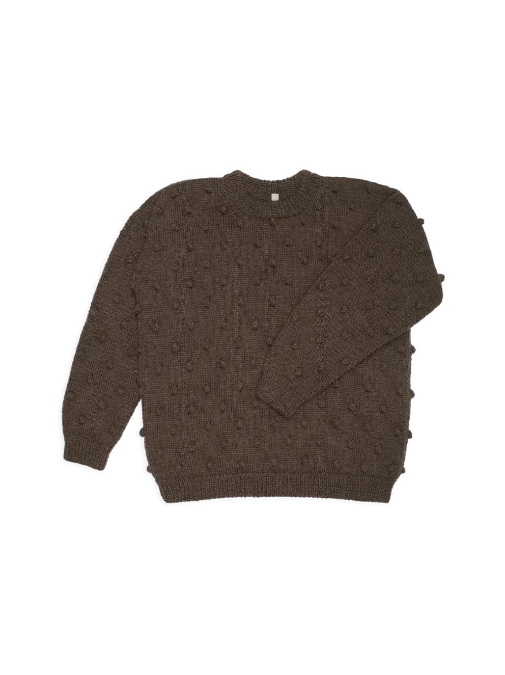 Sweter damski z wełny merino Popcorn