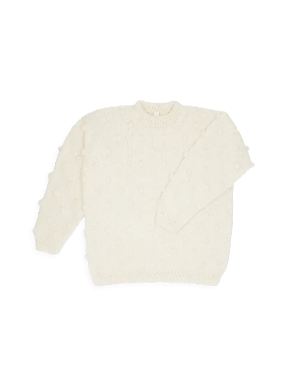 Sweter damski z wełny merino Popcorn
