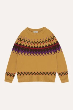 Sweter Zig Zag Yellow Jumper