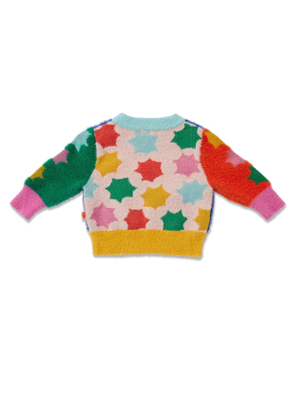 Sweter z kolorowym wzorem