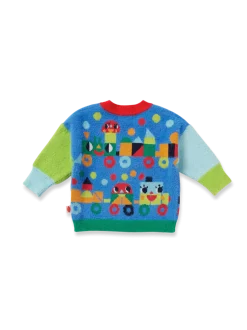 Sweter z kolorowym wzorem