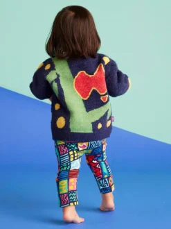 Sweter z kolorowym wzorem