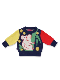 Sweter z kolorowym wzorem
