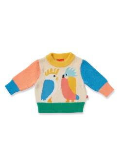 Sweter z kolorowym wzorem