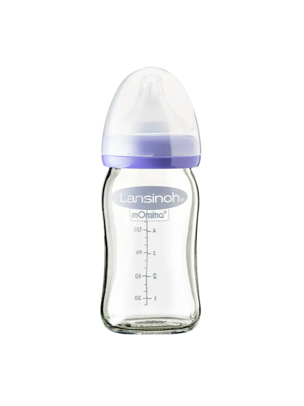 szklana butelka mOmma ze smoczkiem Natural Wave®
