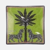 Szklany talerzyk mydelniczka Mosaico Green