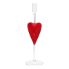 Szklany świecznik Poetic Love