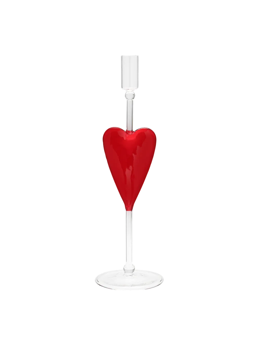 Szklany świecznik Poetic Love