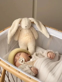 Szumiący króliczek organic z lampką nocną