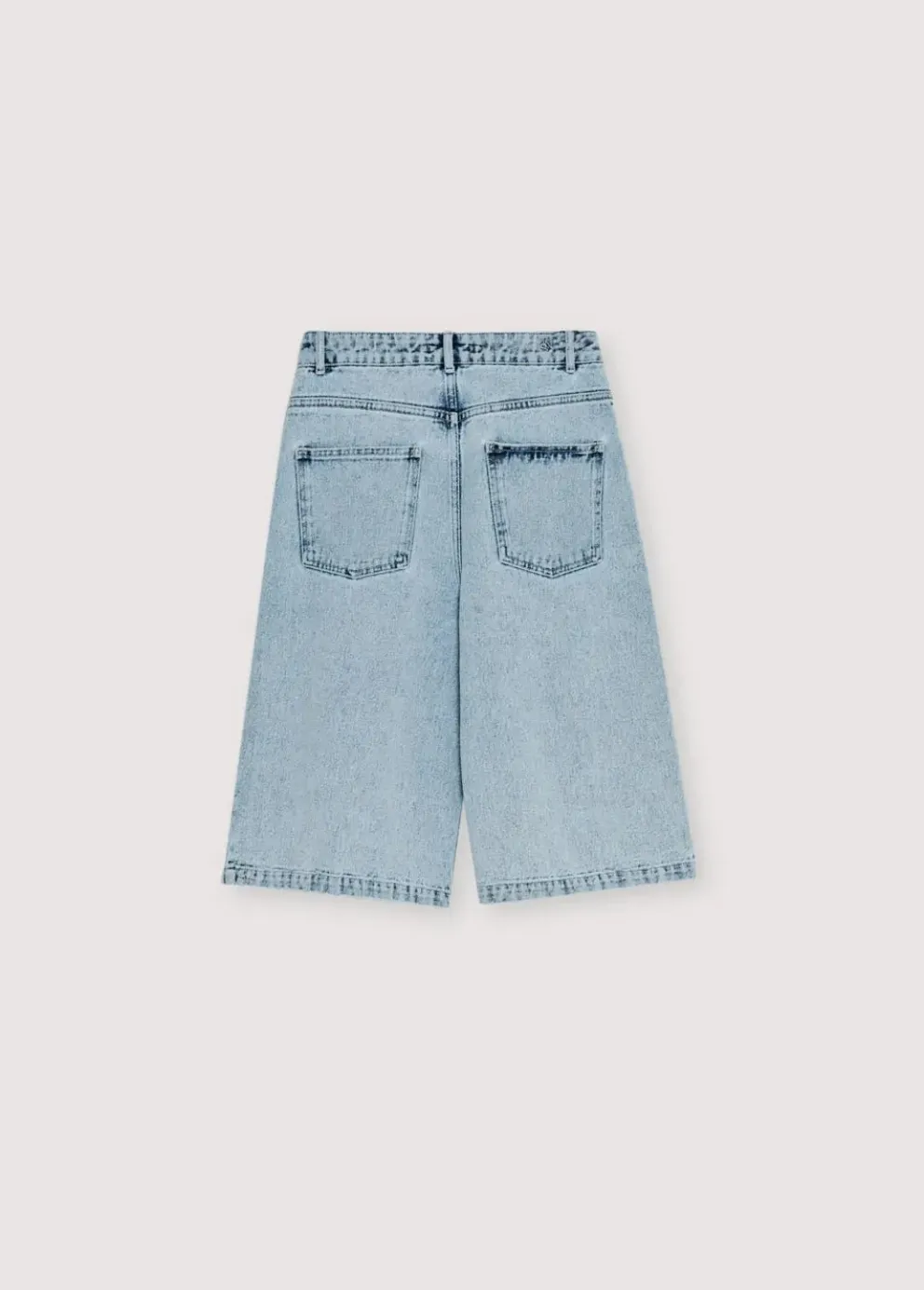 TNS Denim Woman Bermuda Bleach Denim