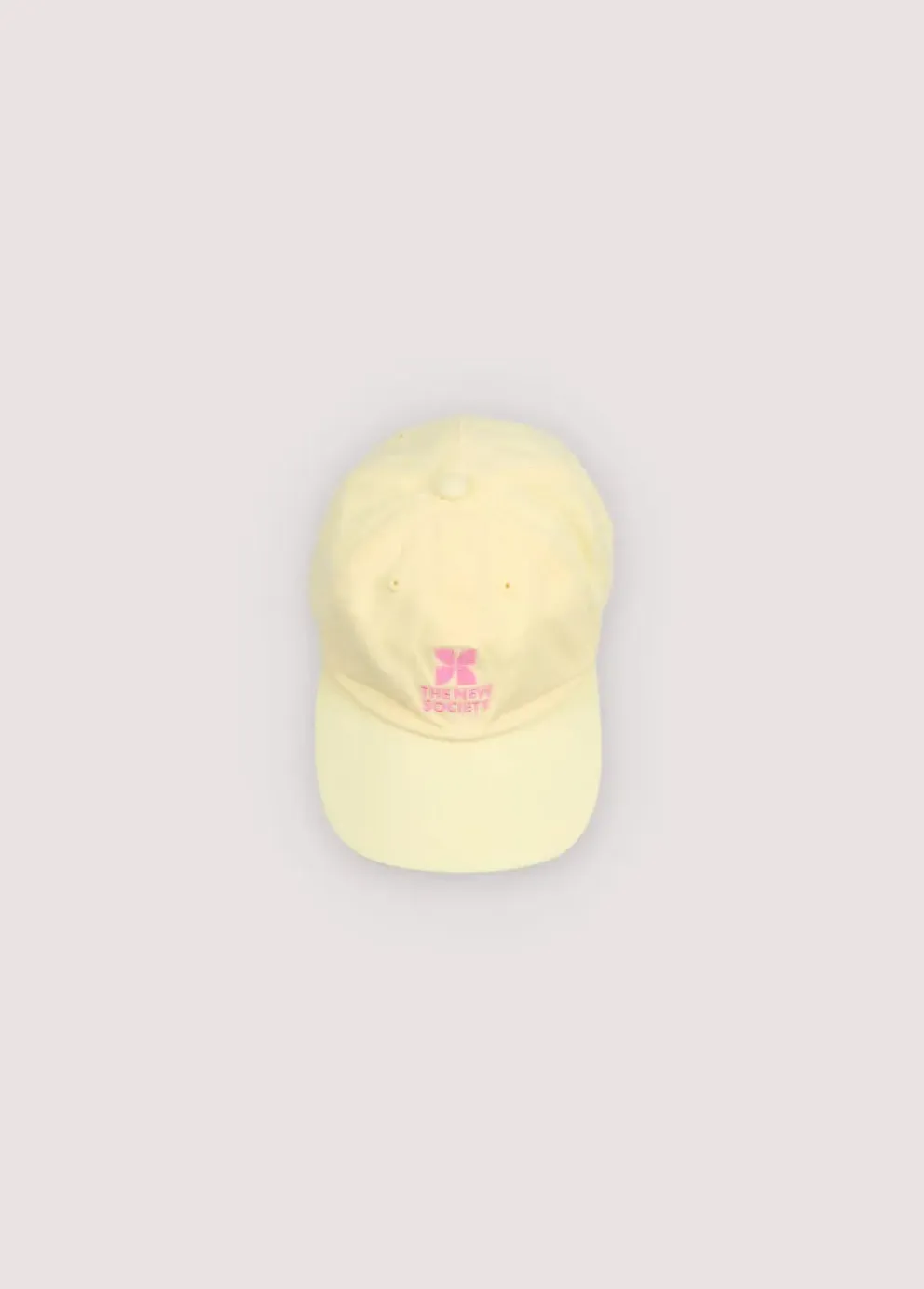 TNS Logo Cap Soft Lemon