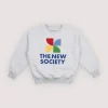 TNS Logo Sweatshirt Light Grey Melange