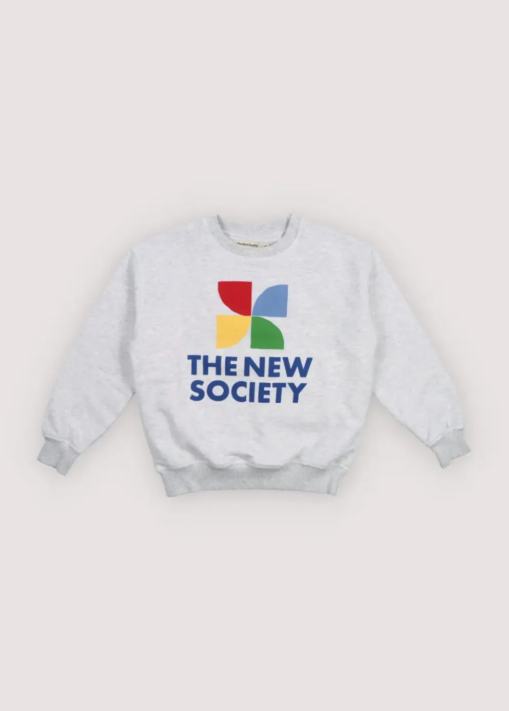 TNS Logo Sweatshirt Light Grey Melange