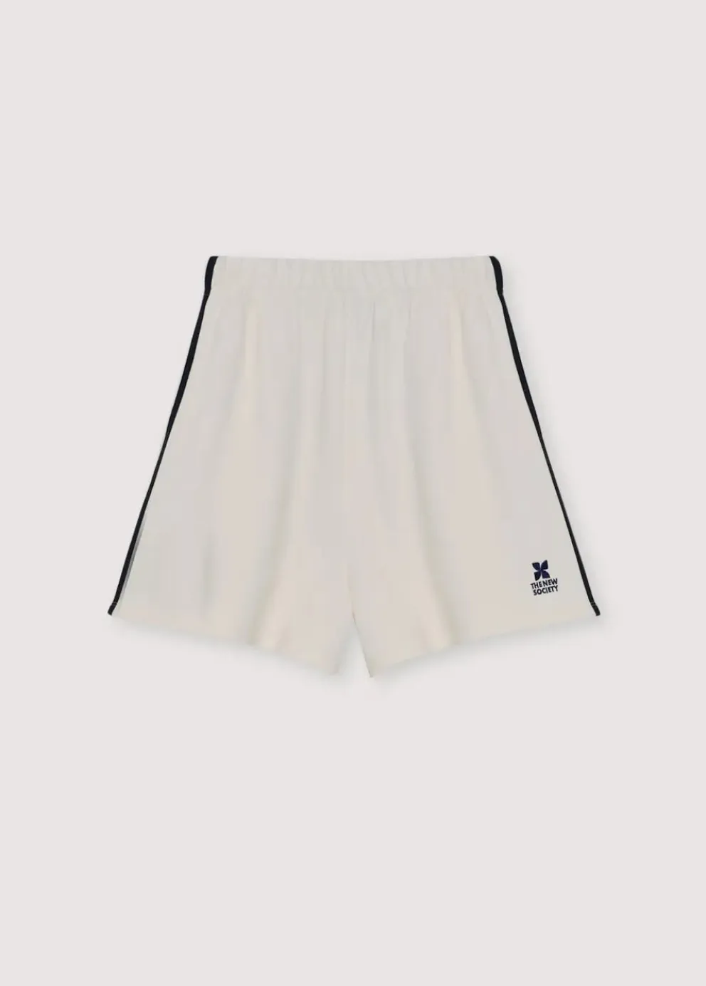 TNS Logo Woman Short Ecru