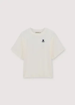 TNS Logo Woman T-Shirt Ecru