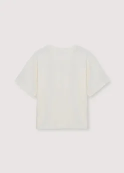 TNS Logo Woman T-Shirt Ecru