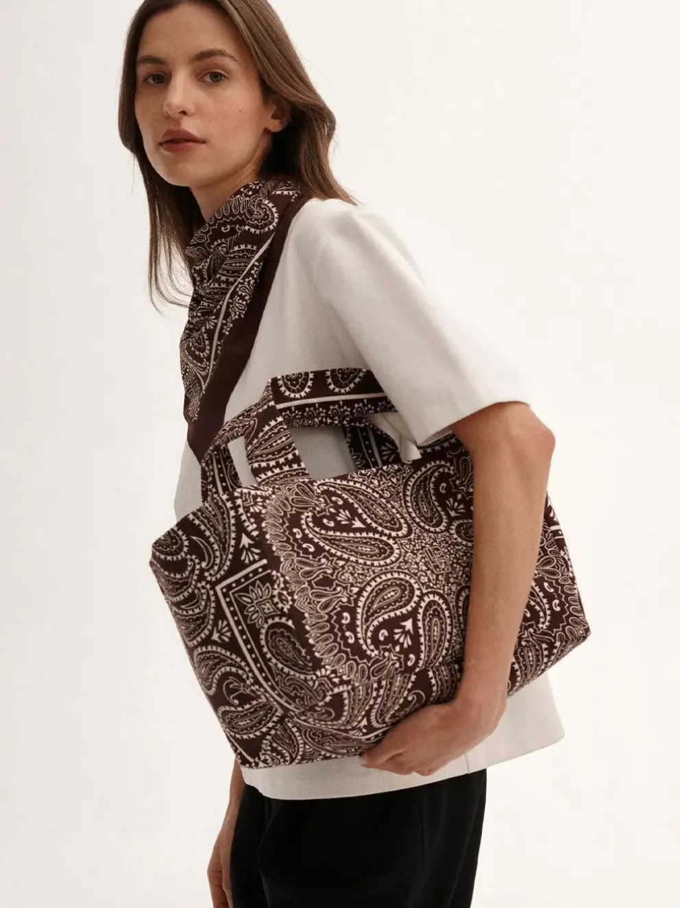 Torba koszyk Mia Burgundy