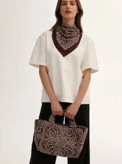 Torba koszyk Mia Burgundy