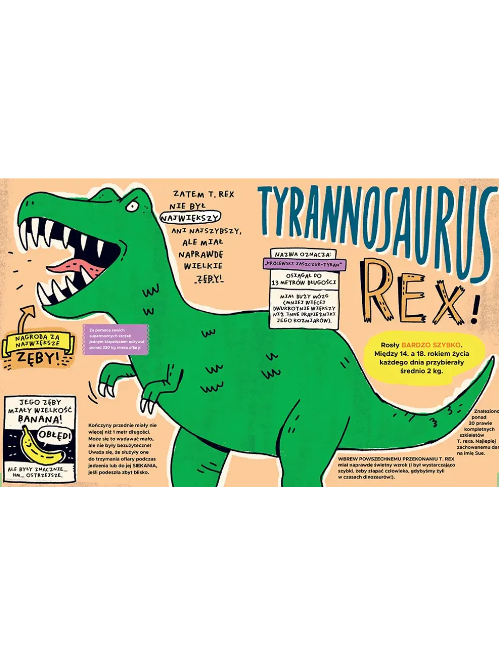 Totalnie wszystko o dinozaurach i innych prehistorycznych bestiach