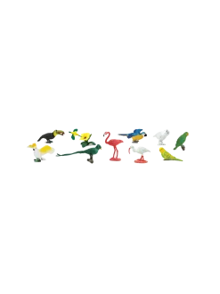 Tuba z mini figurkami montessori
