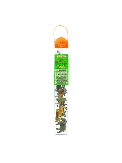 Tuba z mini figurkami montessori